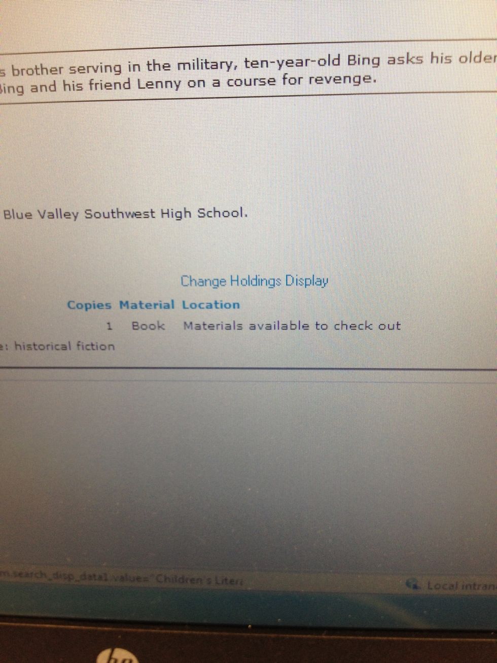 Check that it is available.
