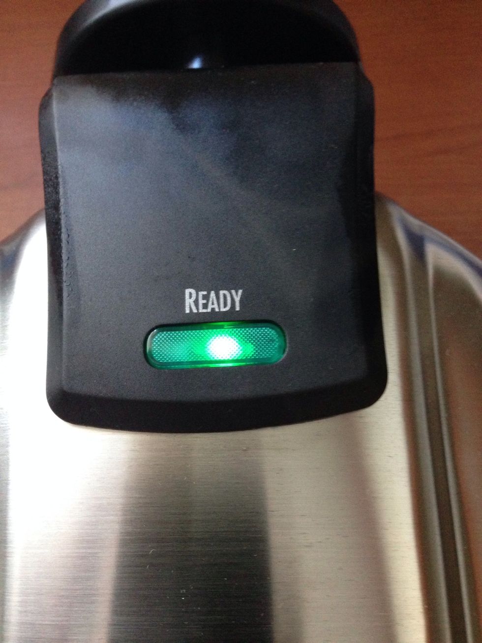 Check that the waffle is ready