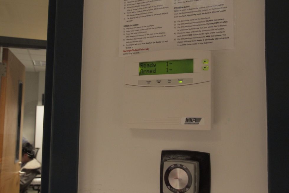 Check the alarm to ensure that it is armed and ready to go if anything happens during the night.