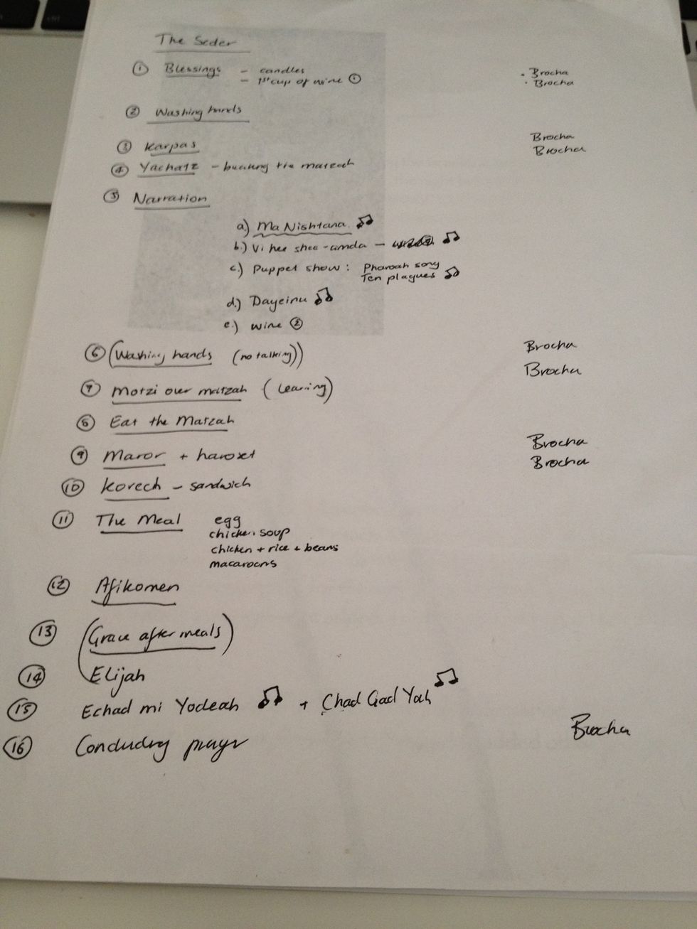 Check the order of events