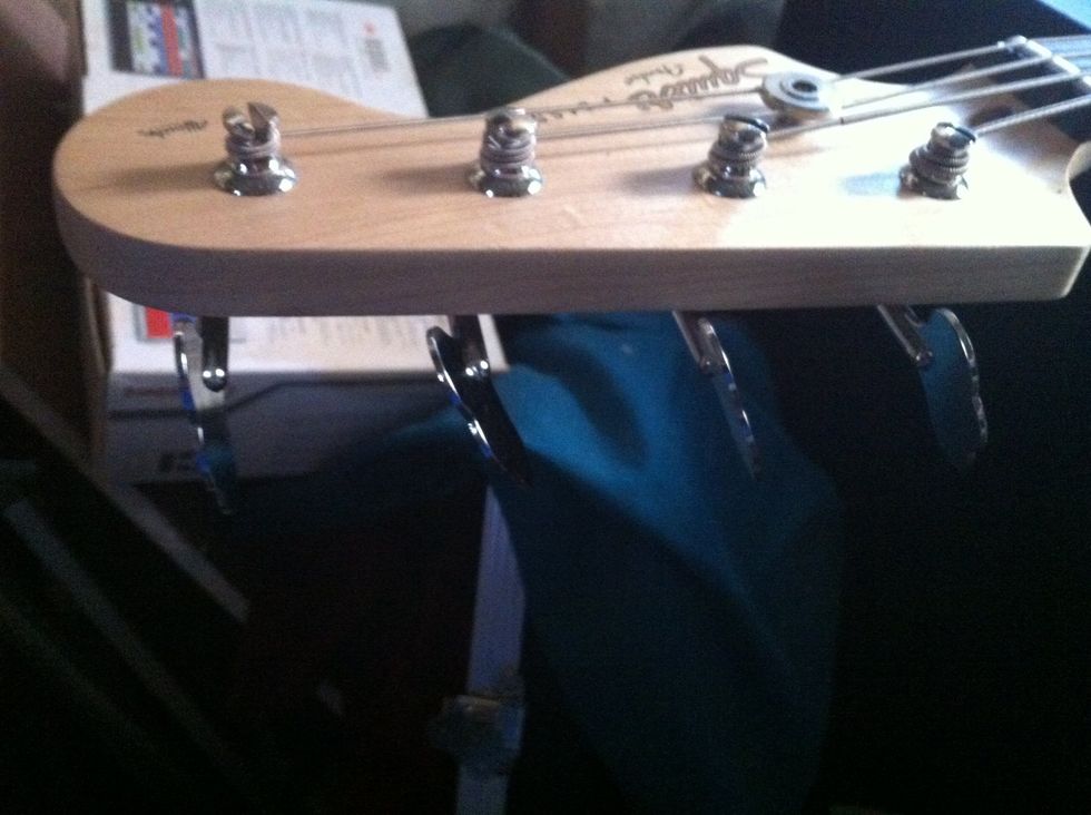 Check the tuning keys, they should turn freely with no rough spots and securely mounted.