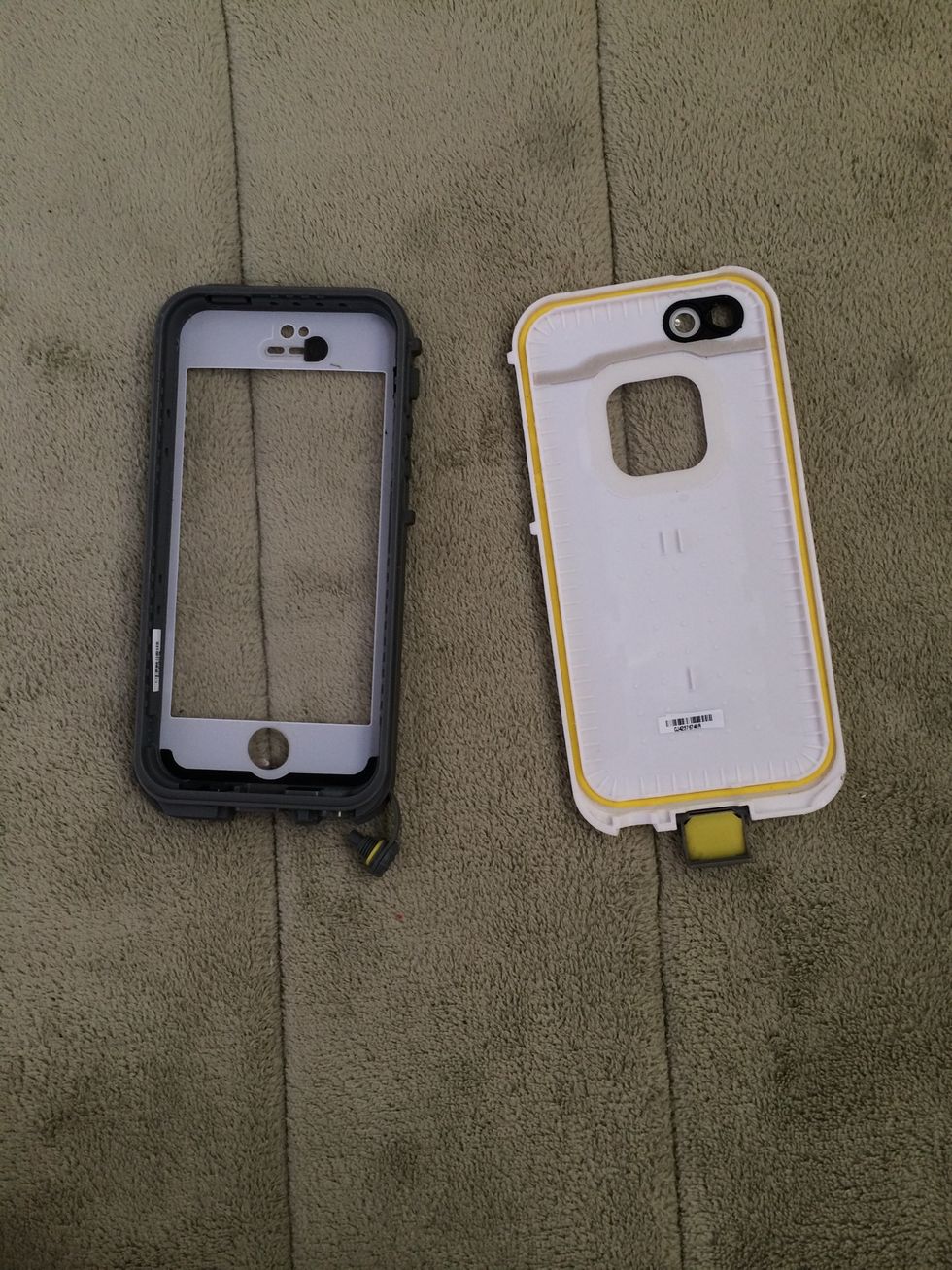 Check to make sure the inside is completely dry.