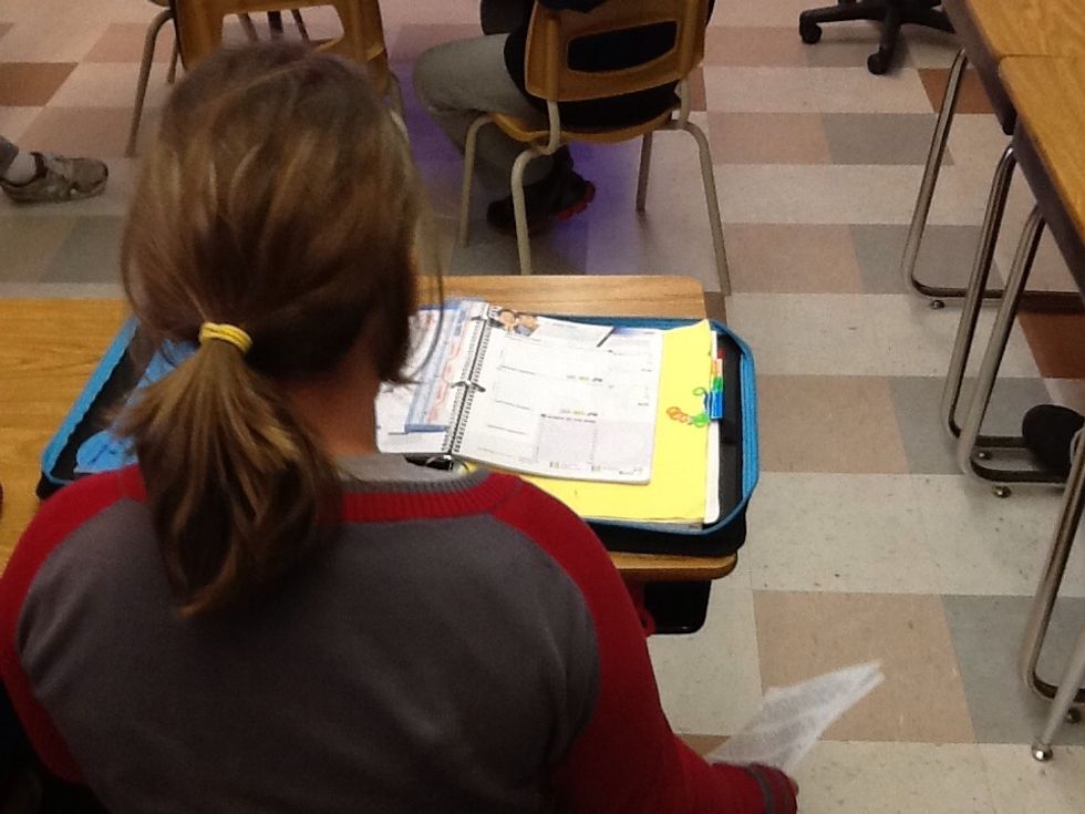 Check your agenda for notes.