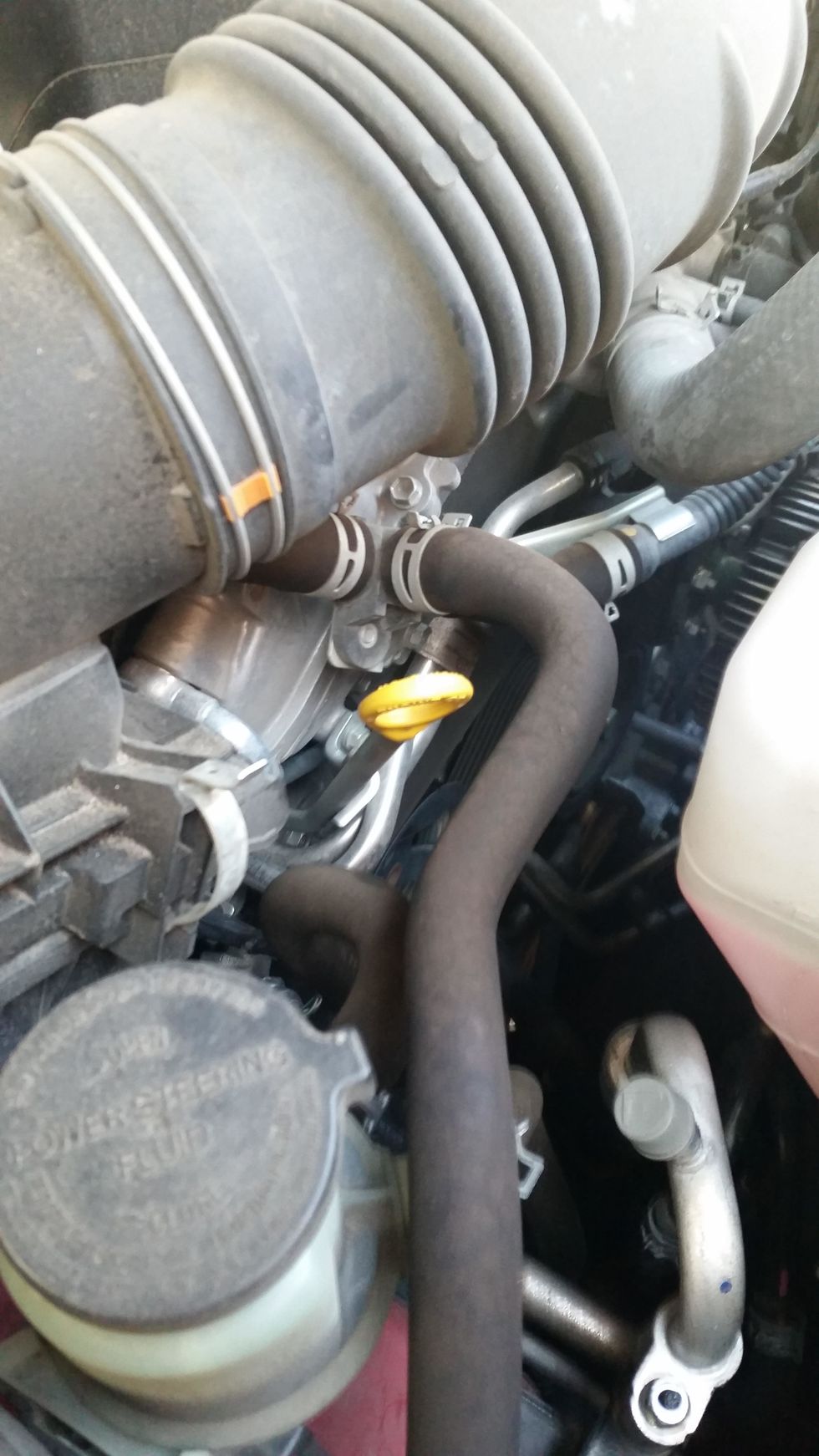 Check your engine oil level.
