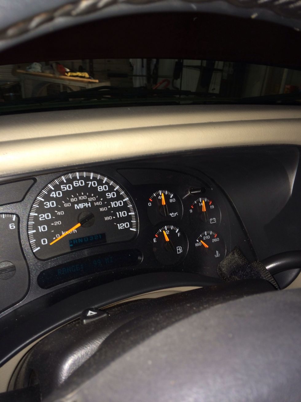 Check your oil gauge the needle should be in the middle of the gauge