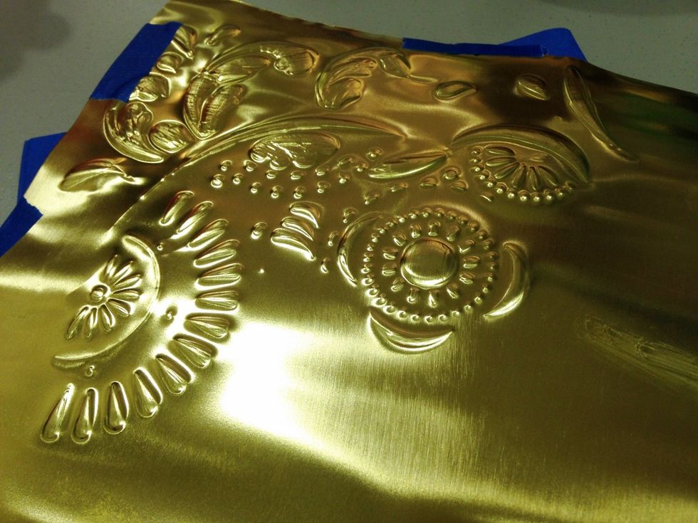 check your progress on the other side to see if embossed areas are raised enough and are clearly defined. use stump to add more definition by pressing harder, or re-outline using stylus to sharpen.