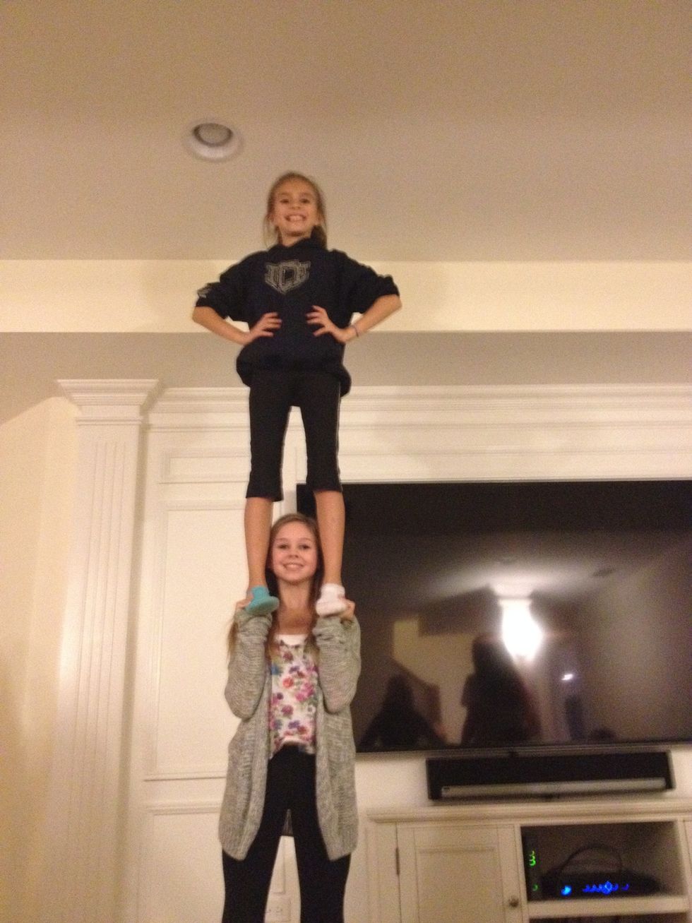 Cheer makes me realize if your going to do something don't do something Half, do it 100% and even 110%.