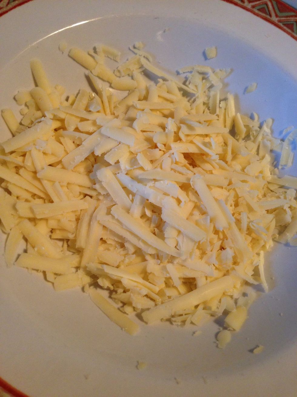 Cheese glorious cheese! I later added Red Leicester cheese on top just fyi