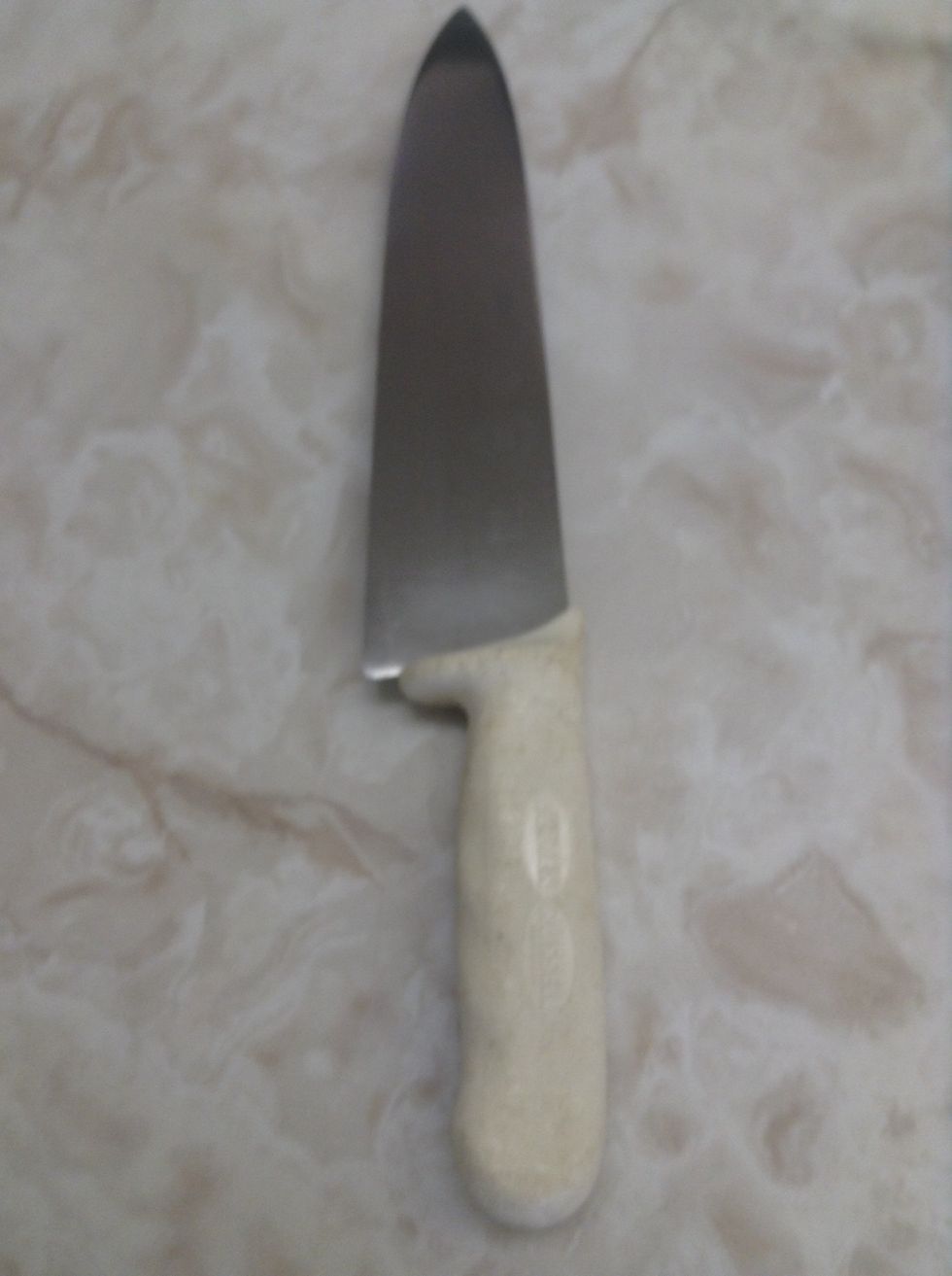 Chef knife. Used for chopping. I can use a chef knife to murder my enemies.