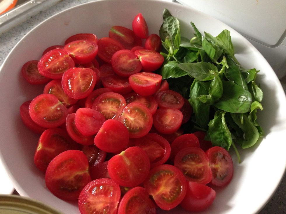 Cherry tomato & Basil