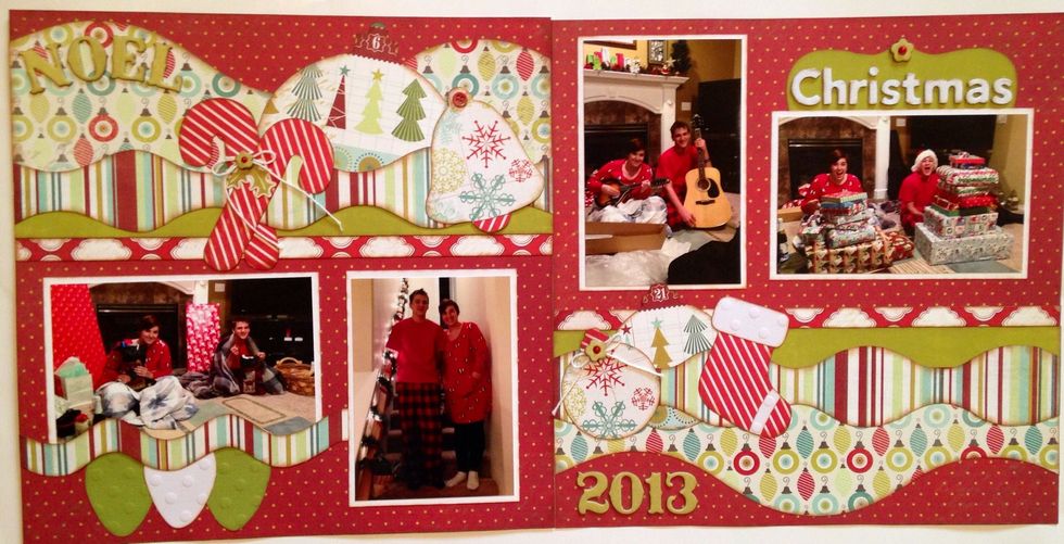 Chestnut Drive, Cedar Trails, Christmas, Tiny Traditions, Brackets, Mini Colter Trails, Strips, Photos, Photo Mats
