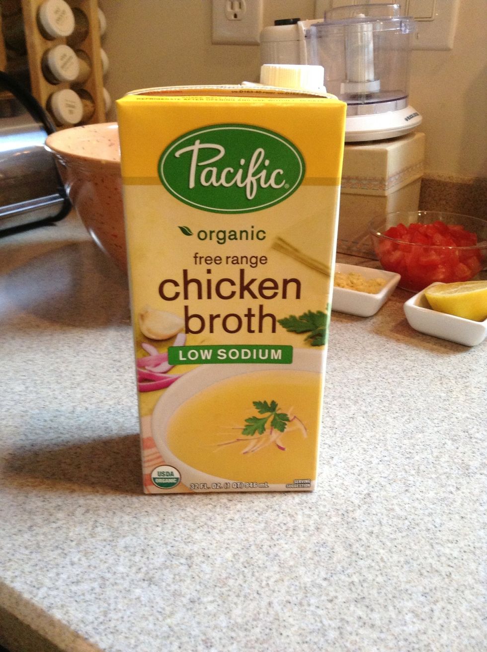 Chicken broth I forgot to photograph with ingredients.