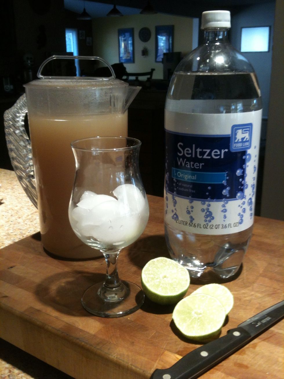 Chill the mixture. Serve over ice if desired or as a warm beverage. Carbonate or add a splash of seltzer water or club soda for a sweet, refreshing drink.