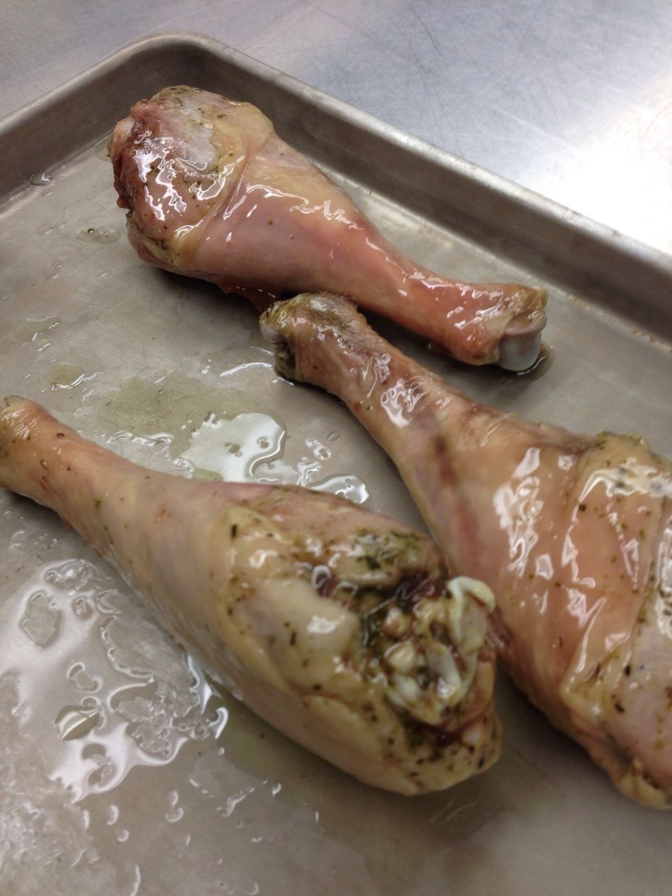 Chilled and ready to pull meat off the bone.