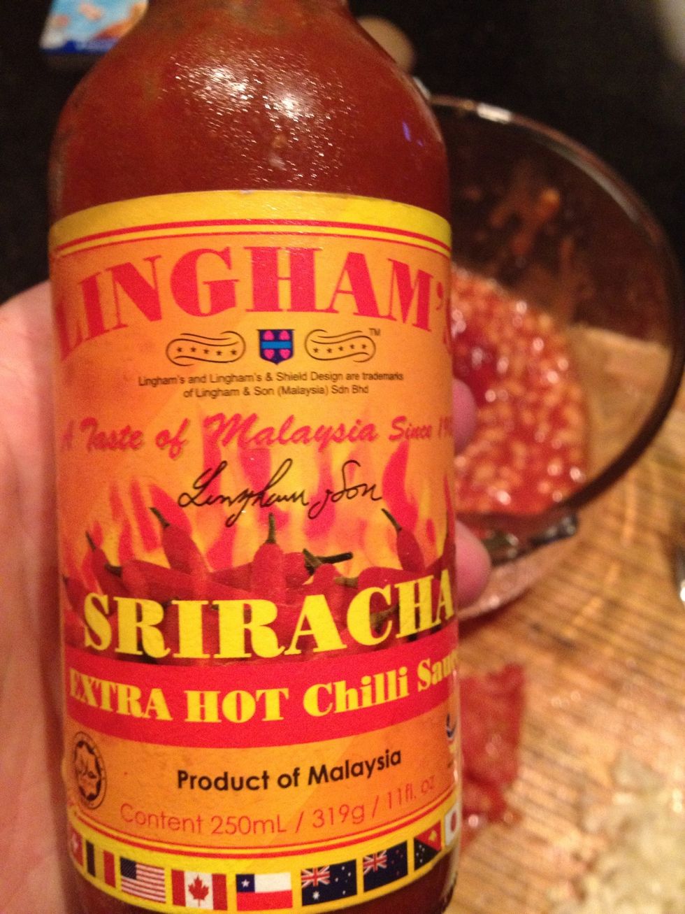 Chilli sause just to make sure