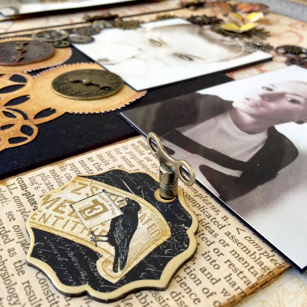 Chipboard and key.