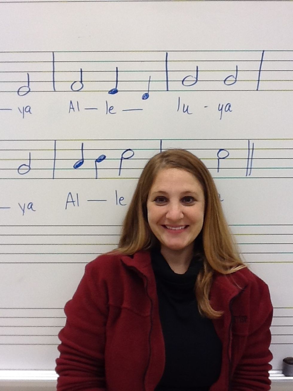 Choir director...Mrs. Gilleon!!!!