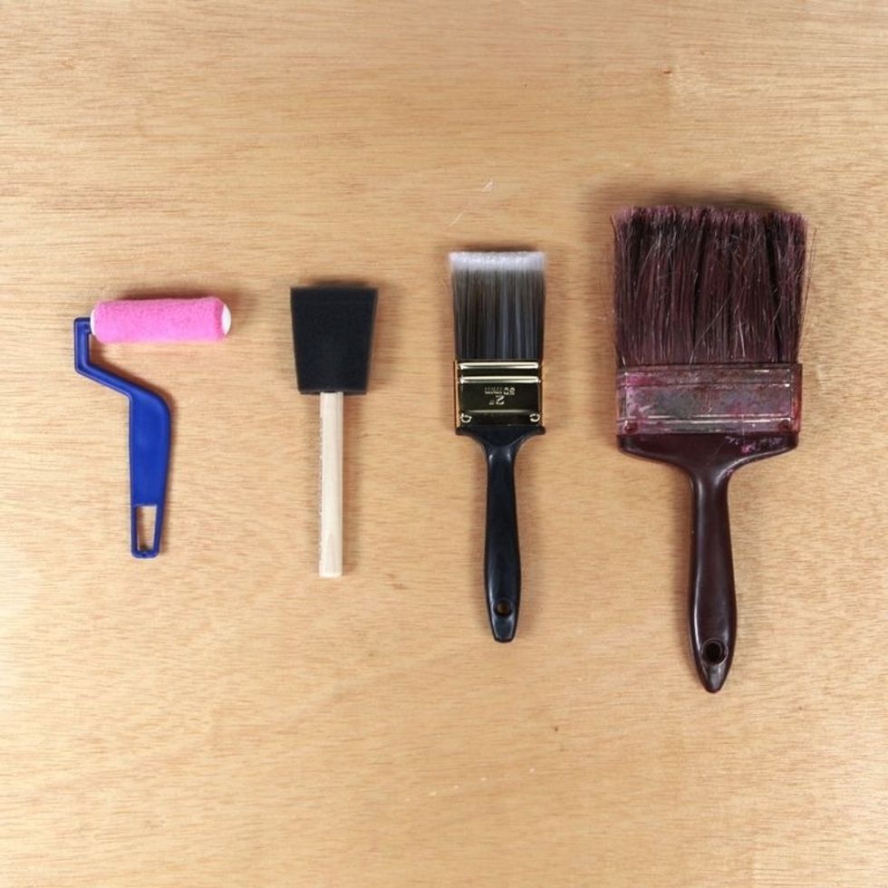Choose a brush you'd like to work with. We find that a roller lays down a nice even coat of Inkodye. But any brush will do just fine.