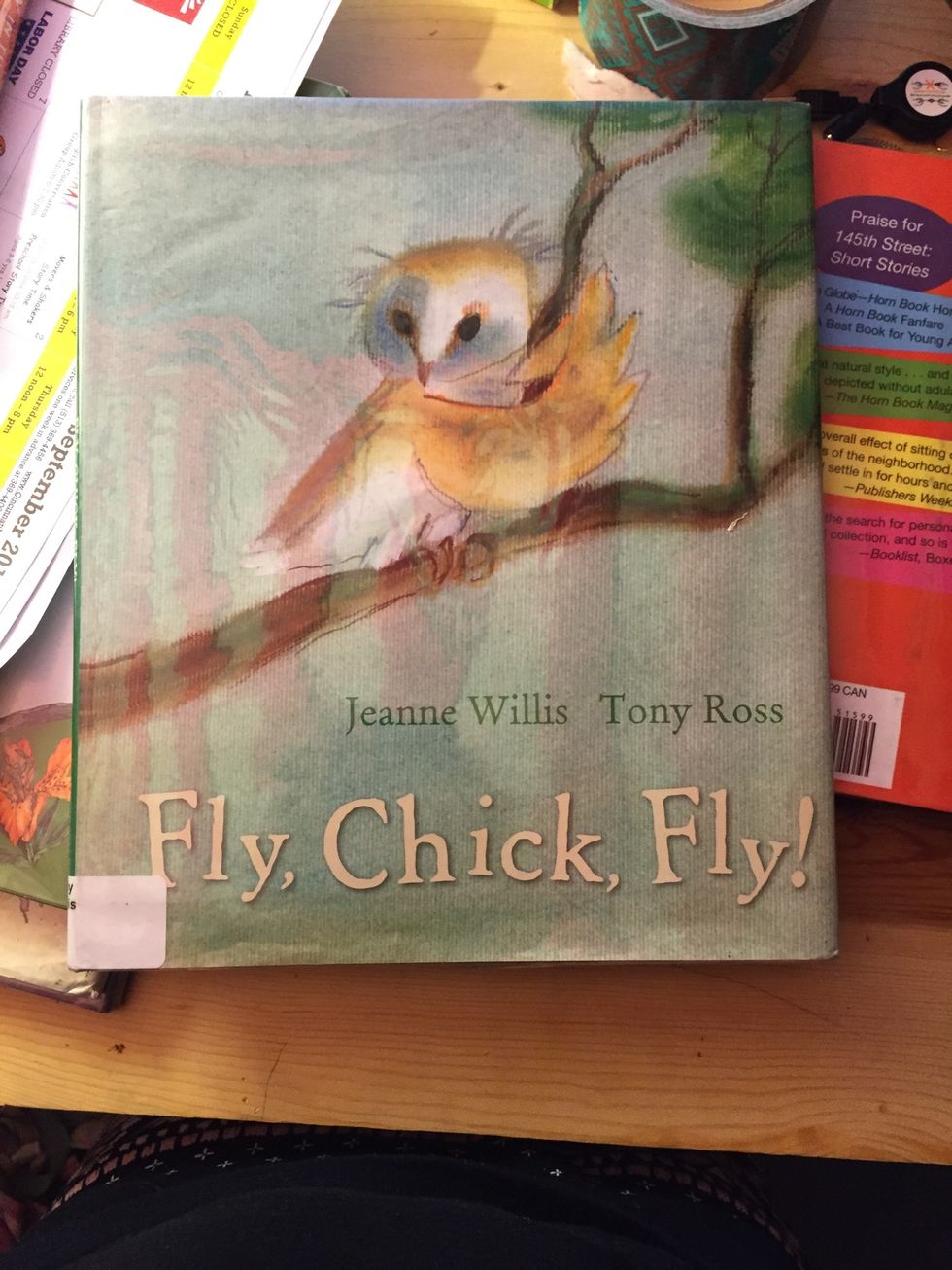Choose a children's book with animals. For instance, I chose this book from the library.