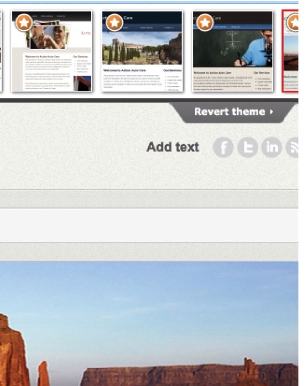 Choose a design template.