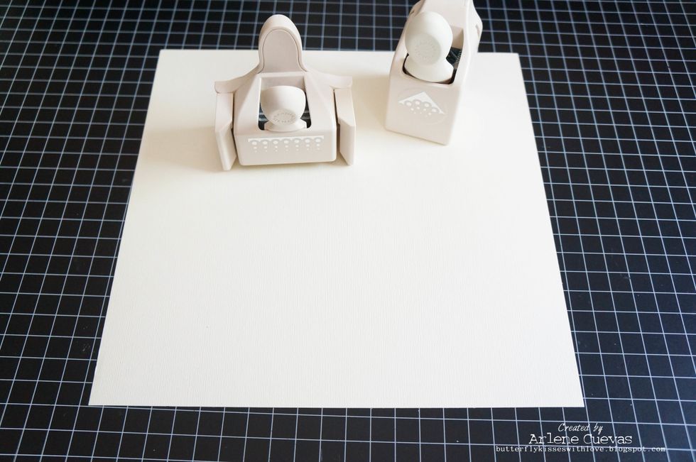 Choose a different corner/border punch set, or choose to keep the page as is or distress.