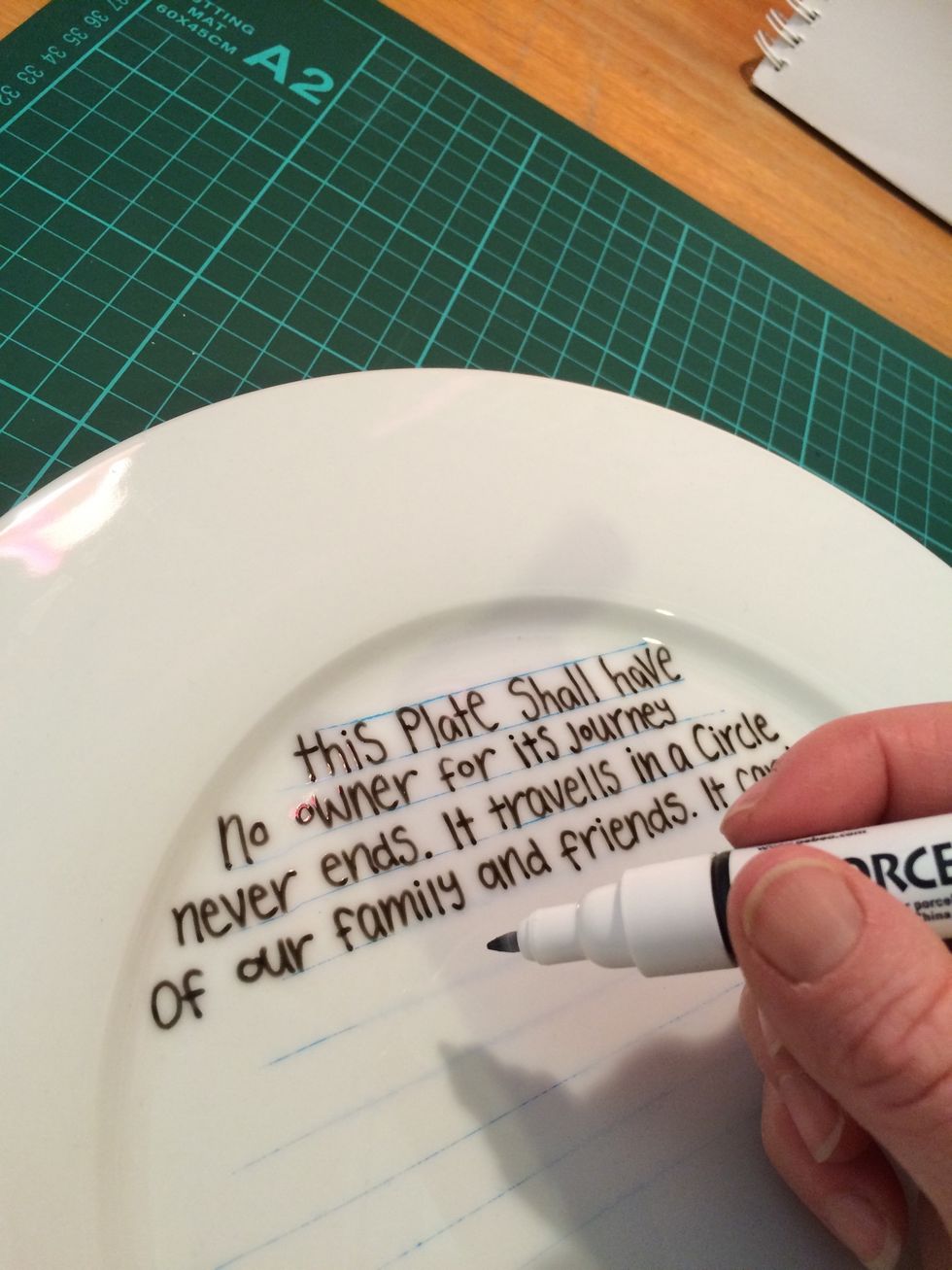 Choose a font style you are confident in writing. Practise first on paper to get a feel for it.