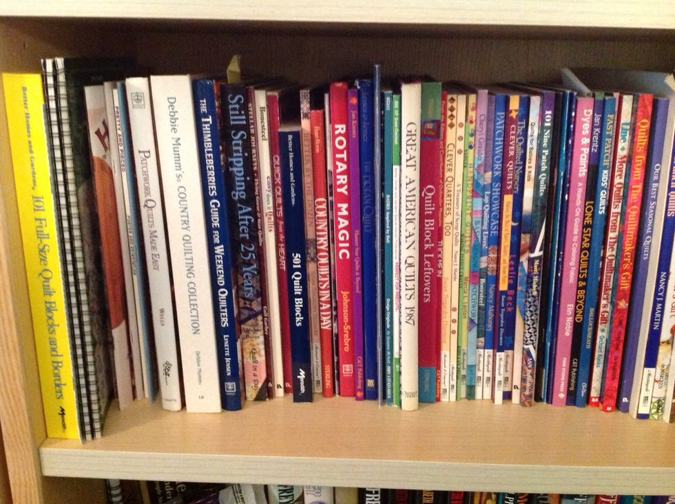 Choose a pattern for your quilt. There are many books available...