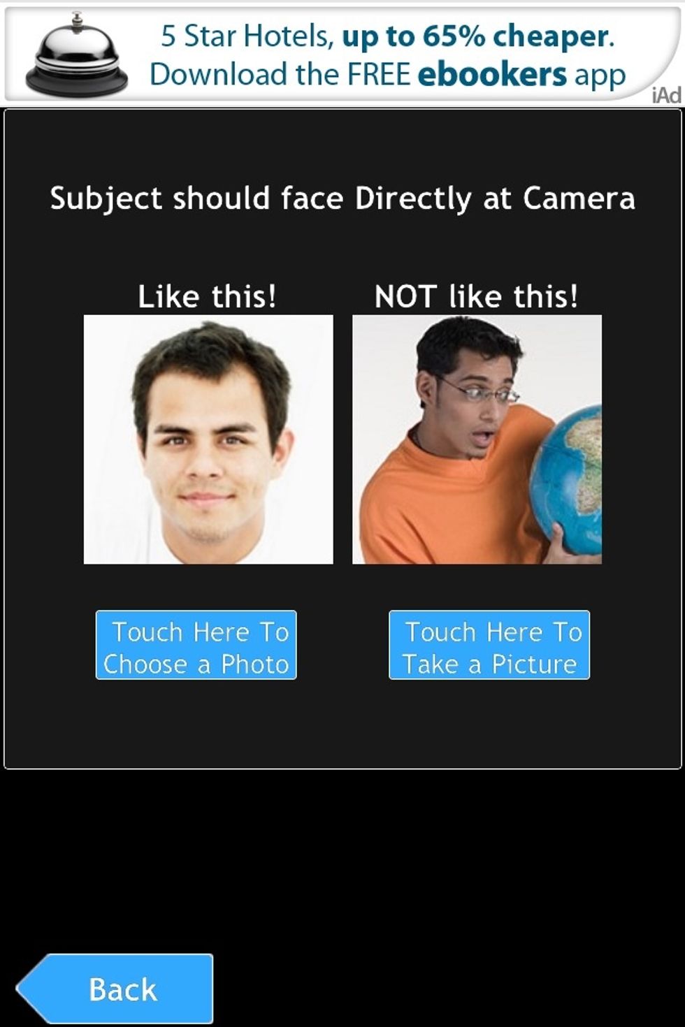 Choose a picture from your camera roll can be anything person, an animal or even a vinegar bottle!