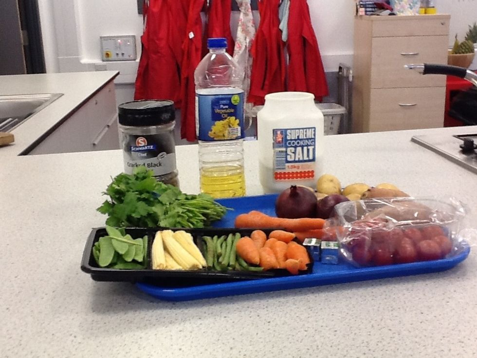 Choose a selection of vegetables to make your soup.