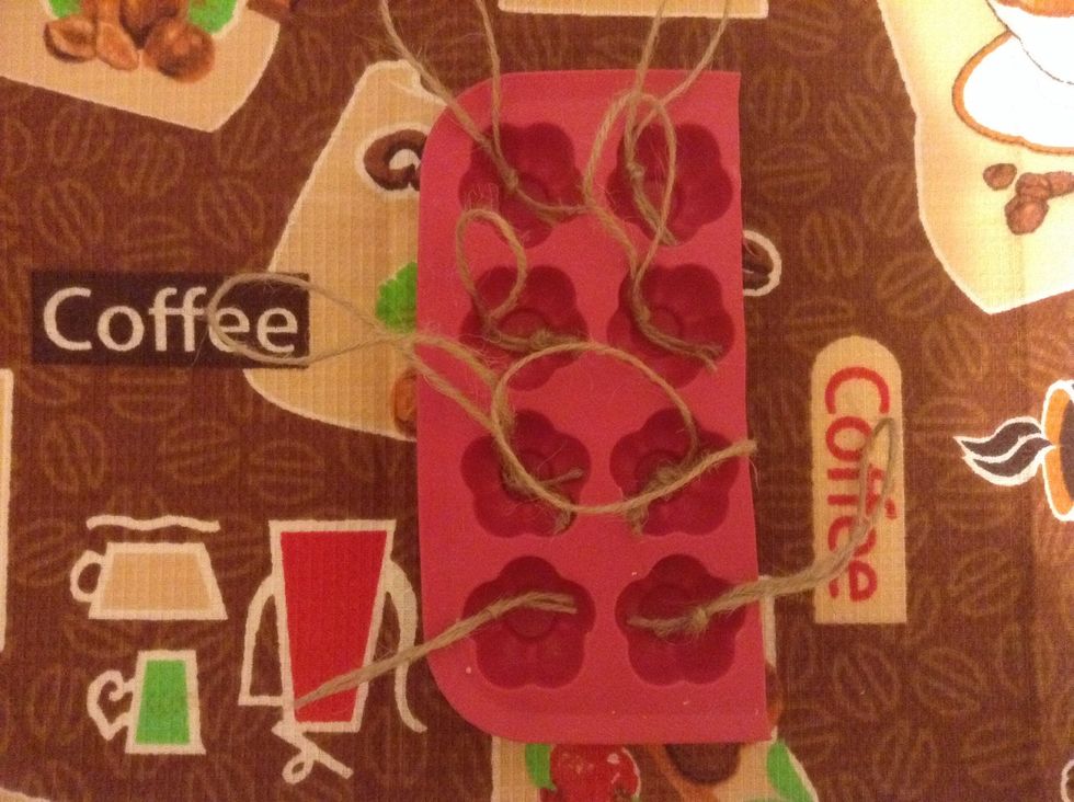 Choose a suitable form for our treats - I use an ice form here