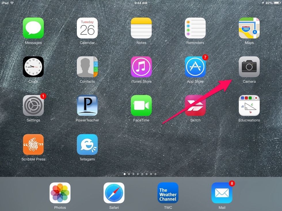 Choose camera and put on video to record voice.