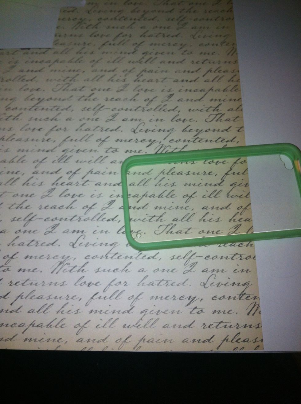 Choose decorative/craft paper.