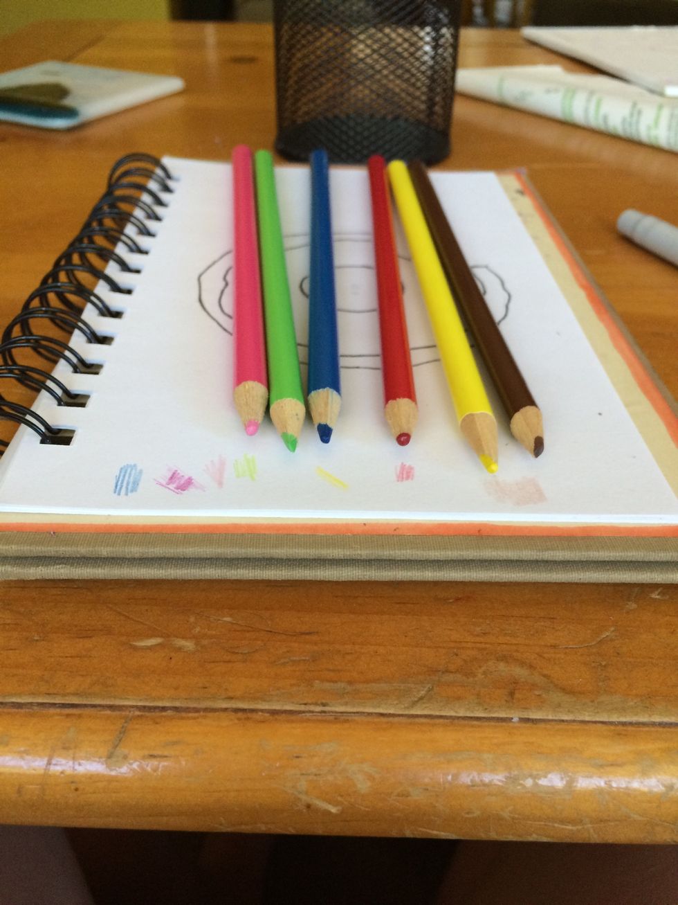 Choose desired colors and...