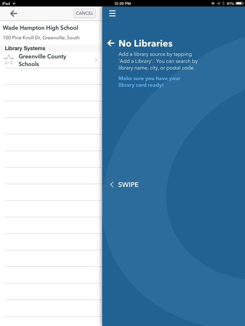 Choose Greenville County Schools as your library