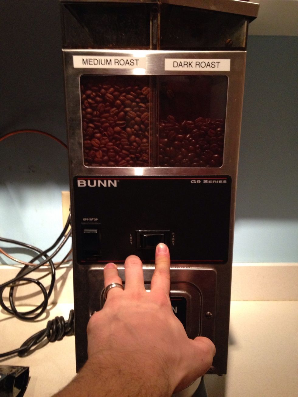 Choose light or dark roast.