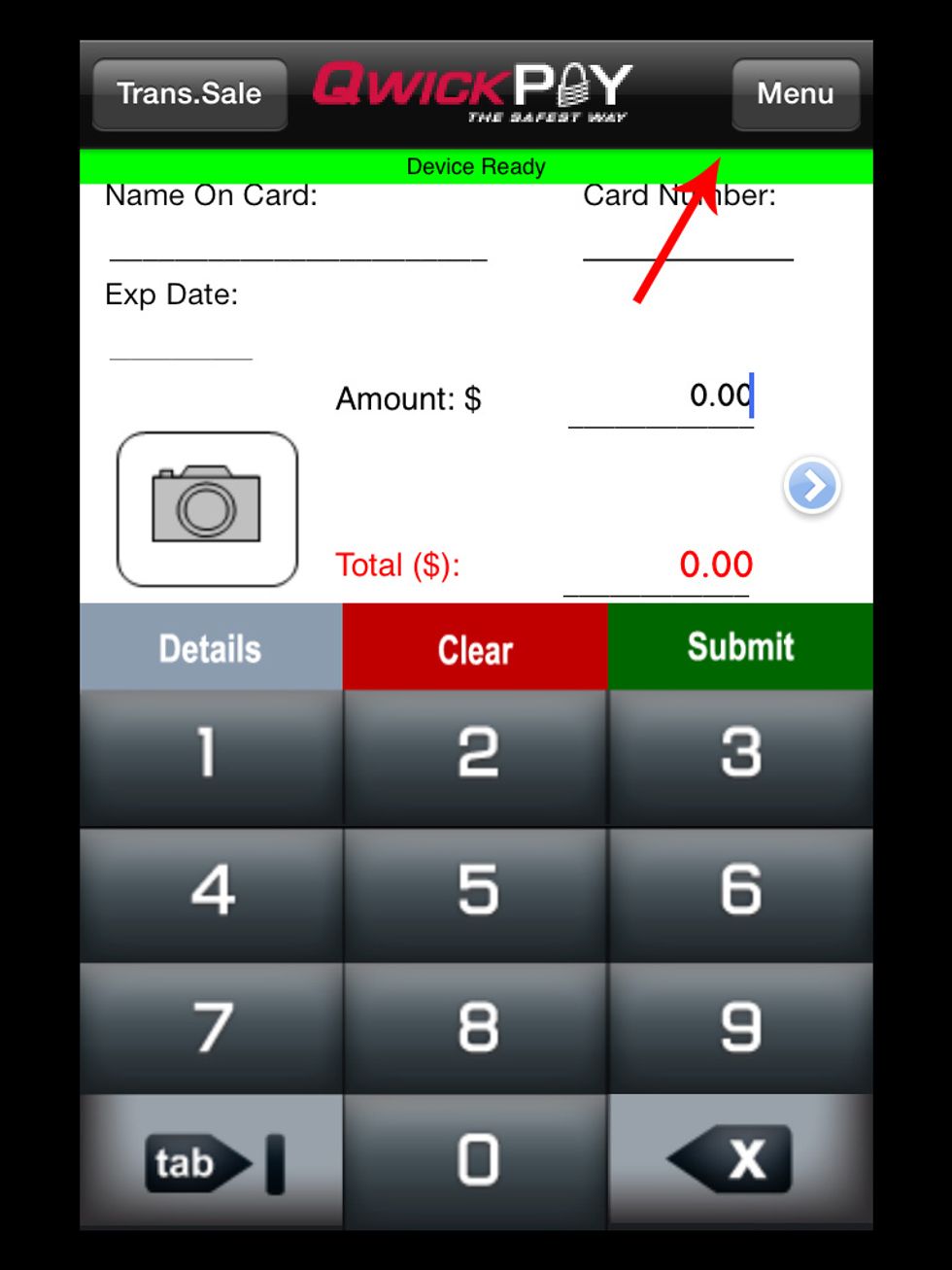 Choose MENU at the top right.