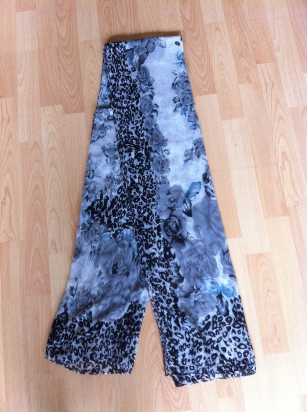 Choose one of your favorite scarfs.