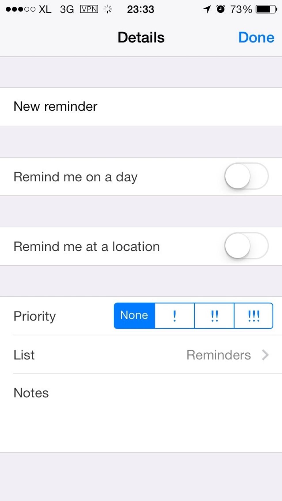 Choose 'Remind me at location'.