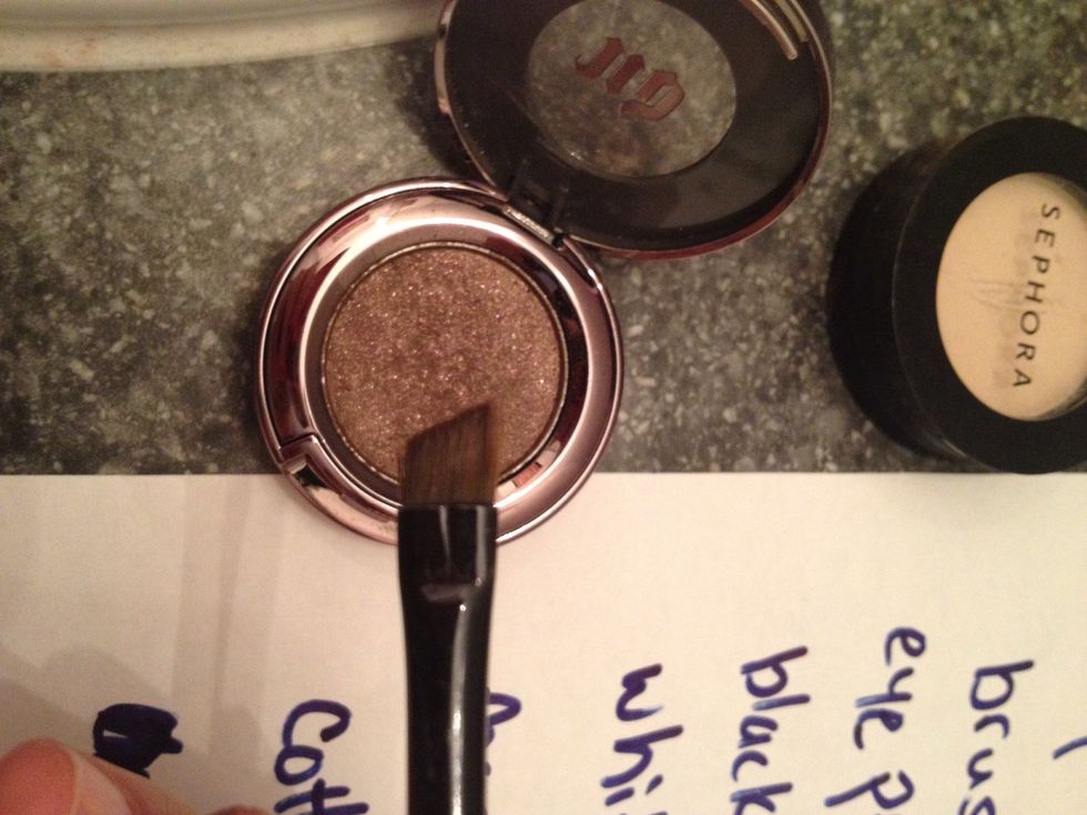 Choose the darkest color you plan to use for this step