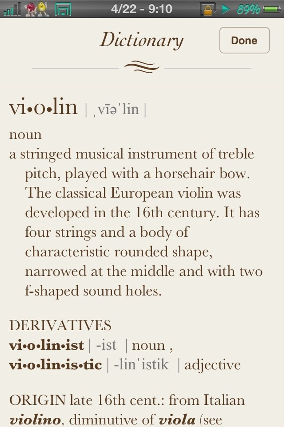 Choose the Define option and the dictionary window will be displayed, it\u2019s that easy.