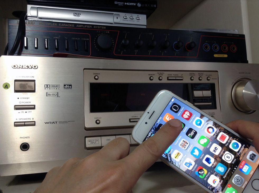 Choose the favorite sound program or APP