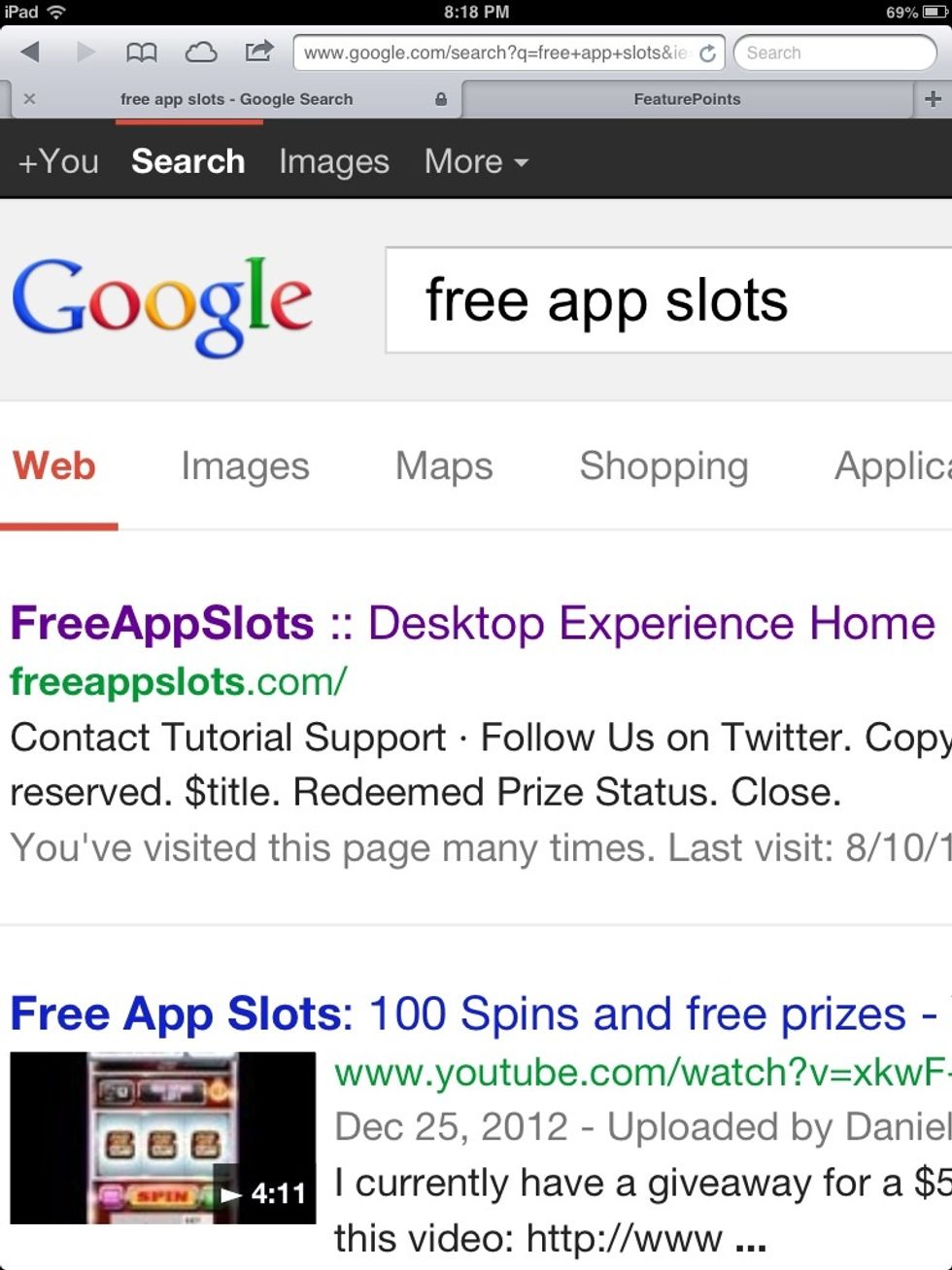 Choose the first one free app slots desktop experience home Don't worry that it says desktop it does work on iOS