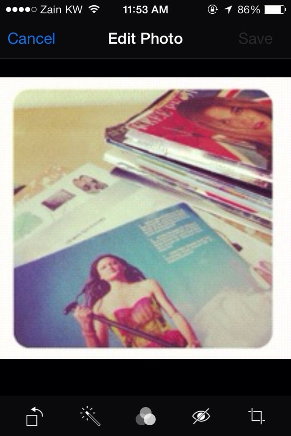 Choose the magazine pages you want to work with. You can choose random ones or create a specific color coordination.