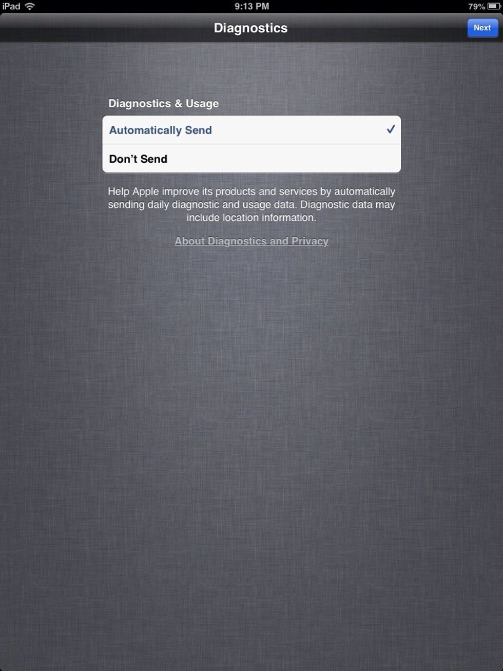 Choose whatever you prefer here.