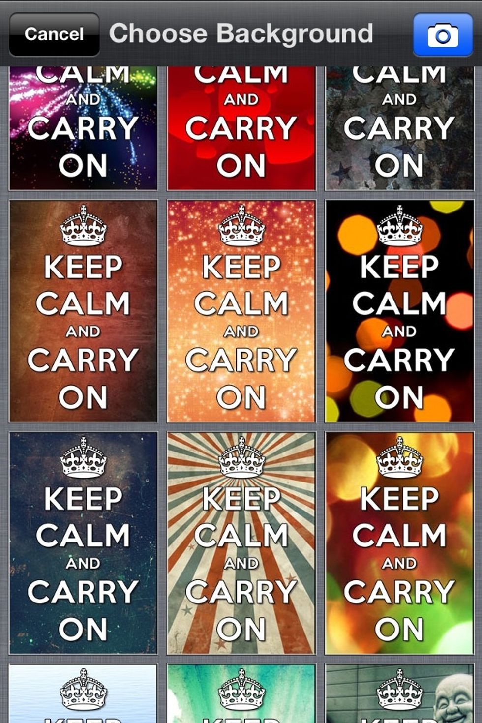 Choose your background