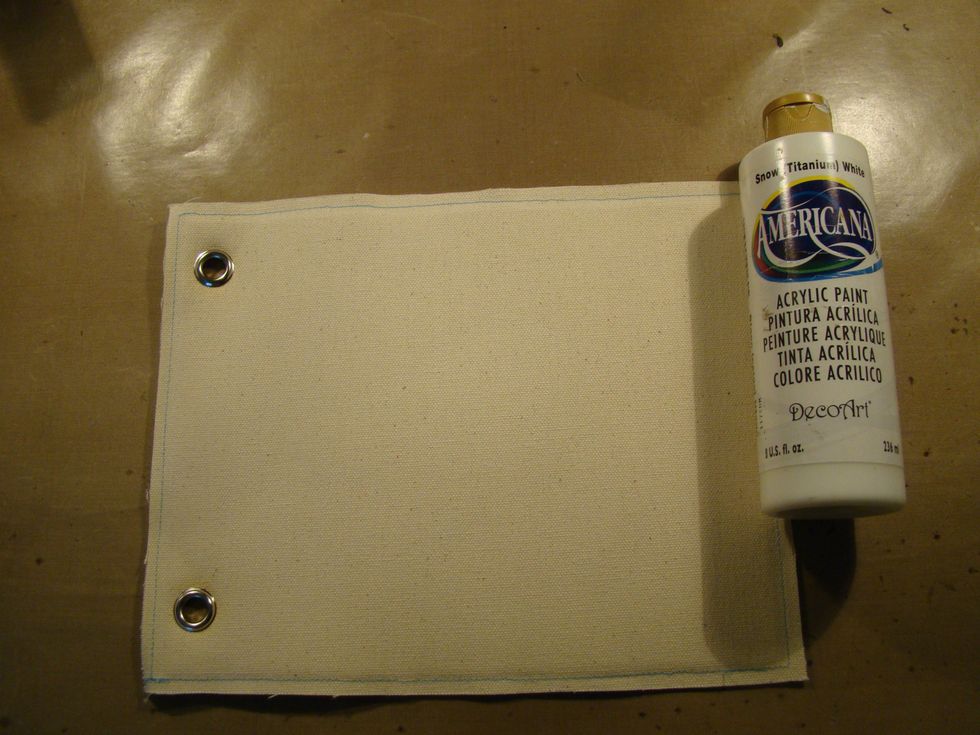 Choose your canvas surface. Mine was a page from my Mixed Media Journal Book. Don't prep with gesso.