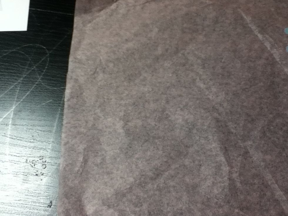 Choose your color of tissue paper. I'm using pink, but any color will work depending upon the color of your ink.