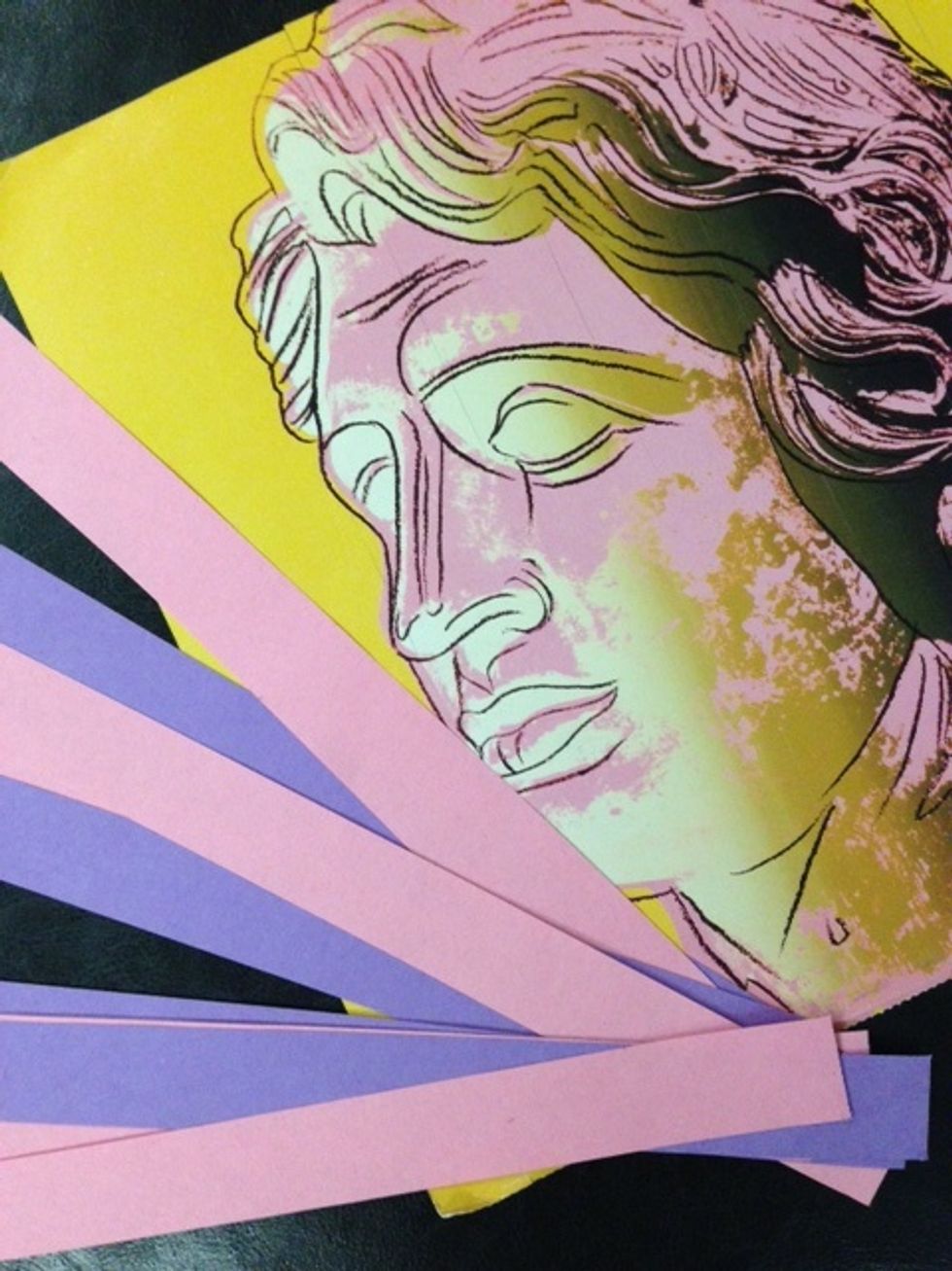 Choose your color strips of paper. You may pick 1 or 2 colors for the weaving.