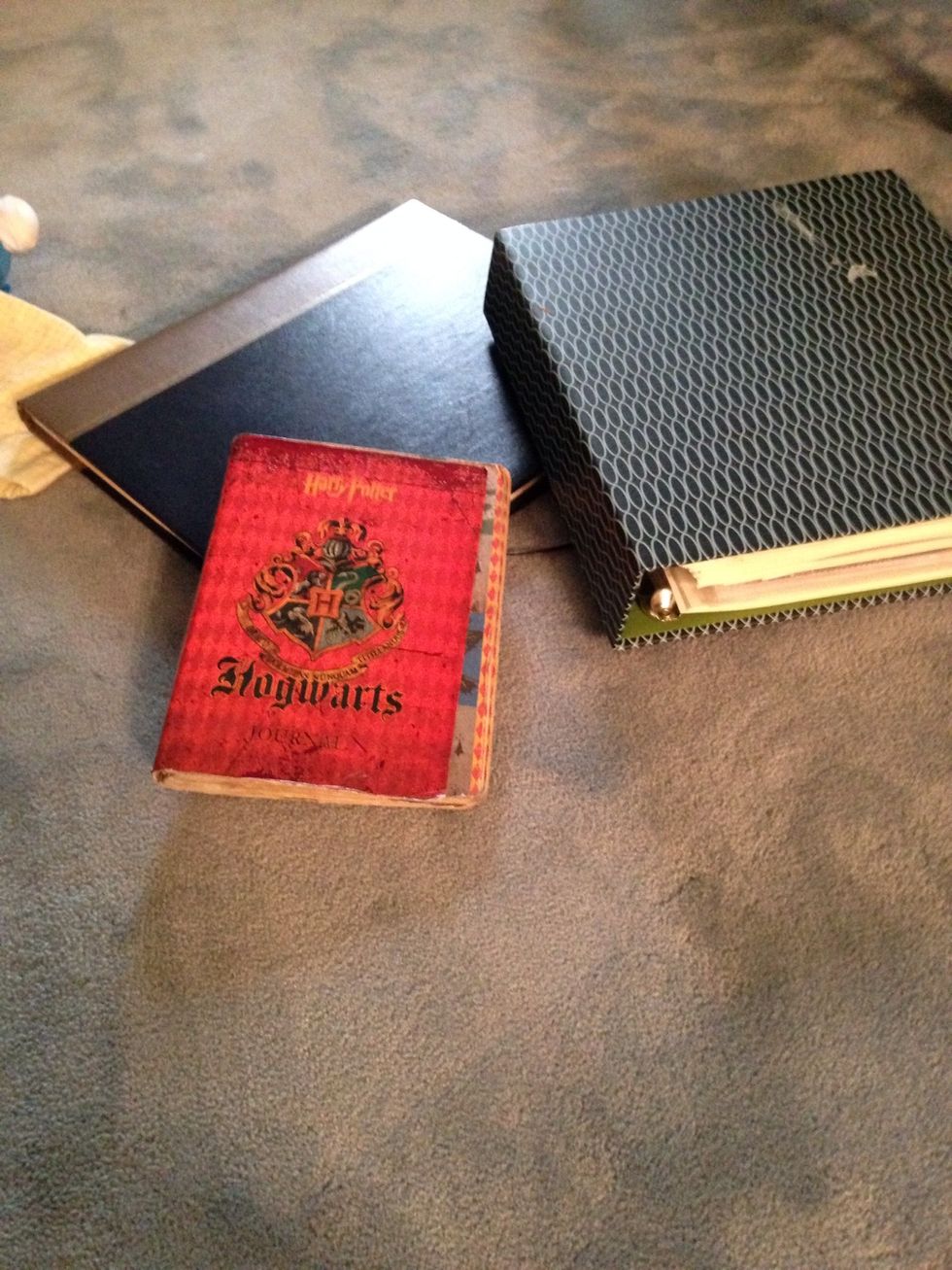 Choose your diary: it does not have to have lines! You can use a sketchbook if you like to draw or paint or want to add lots of pictures or magazine clips.