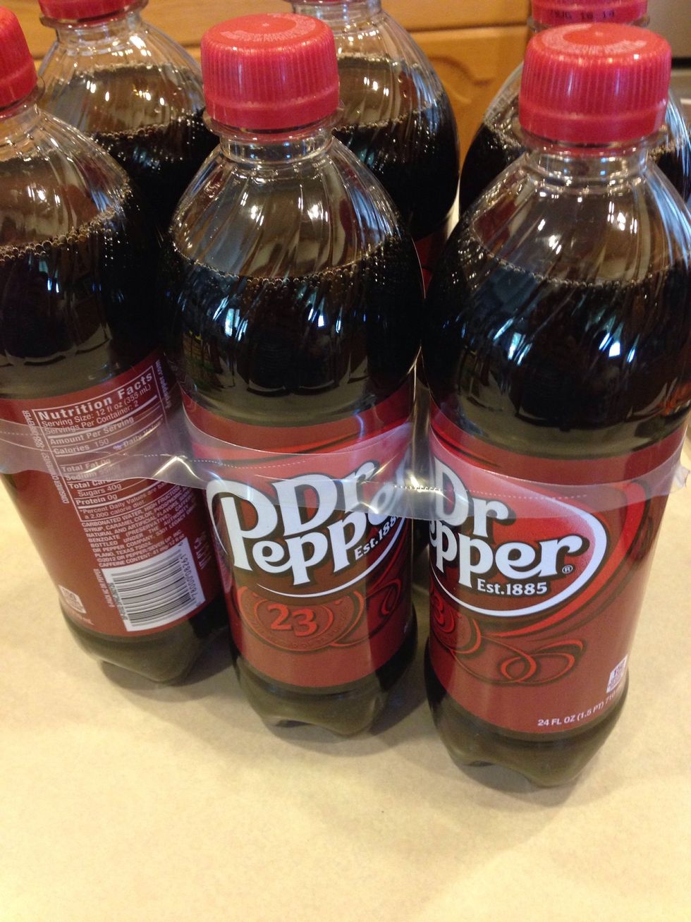 Choose your favorite soda. Make sure it is plastic. Older kids would be fine with glass. Our favors are for by the pool this is why we use plastic. I also choose the bigger 24oz. bottles.